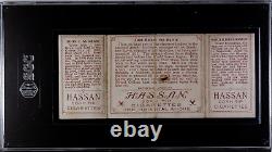 1912 T202 Hassan Cigarettes #79, McGrawithBresnahan MLB Hall of Fame SGC 1