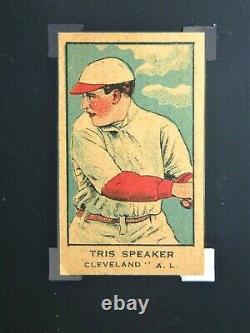 1921 W551 Tris Speaker SGC 45 VG+ Authentic Hand Cut Baseball Card Hall Of Fame