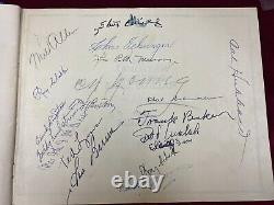 1949-55 Hall of Fame Program Autographed CY YOUNG, TY COBB, CONNIE MACK + MORE