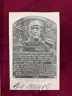1949-55 Hall of Fame Program Autographed CY YOUNG, TY COBB, CONNIE MACK + MORE