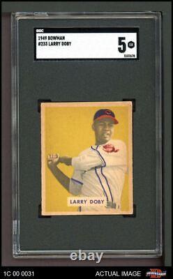 1949 Bowman #233 Larry Doby Indians ROOKIE HALL-OF-FAME SGC 5 EX 1C 00 0031