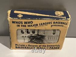 1950 CALLAHAN BASEBALL HALL OF FAME COMPLETE SET IN ORIGINAL BOX 63 cards