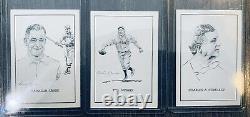 1950 Callahan Baseball Hall Of Fame Set 70 Cards, Ruth Gehrig Cobb Wagner Lajoie