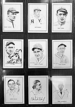 1950 Callahan Baseball Hall Of Fame Set 70 Cards, Ruth Gehrig Cobb Wagner Lajoie