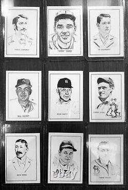 1950 Callahan Baseball Hall Of Fame Set 70 Cards, Ruth Gehrig Cobb Wagner Lajoie