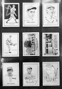 1950 Callahan Baseball Hall Of Fame Set 70 Cards, Ruth Gehrig Cobb Wagner Lajoie