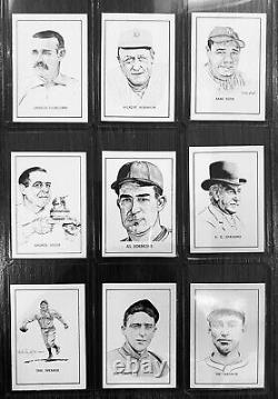 1950 Callahan Baseball Hall Of Fame Set 70 Cards, Ruth Gehrig Cobb Wagner Lajoie