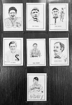 1950 Callahan Baseball Hall Of Fame Set 70 Cards, Ruth Gehrig Cobb Wagner Lajoie