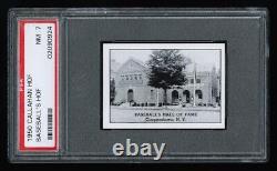 1950 Callahan Hall Of Fame Baseball's Hof Exterior View All Baseball Psa 7 Card