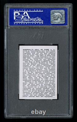 1950 Callahan Hall Of Fame Baseball's Hof Exterior View All Baseball Psa 7 Card