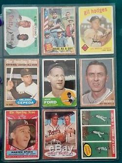 1950s-1960s Hall of Fame booklet, Topps (45 cards total), good condition