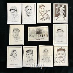 1952 B E Callahan Baseball Hall Of Fame Cards