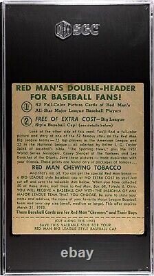 1952 Redman Tobacco, AL-3 Yogi Berra, MLB Hall of Fame, New York Yankees -SGC 3