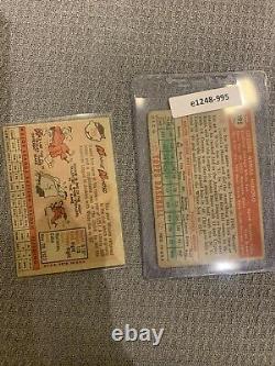 1952 TOPPS #195 MINNIE MINOSO ROOKIE RC & 1958 TOPPS #295 HALL OF FAME Wow