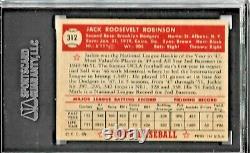 1952 Topps Jackie Robinson #312 Sgc 3.5 Vg+ Hall Of Fame