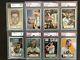 1952 Topps PSA Lot 8 cards total, all nicely centered 5 Hall of Fame