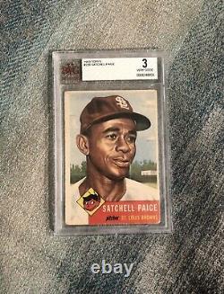 1953 TOPPS LEROY SATCHELL PAIGE #220 BVG 3 VERY GOOD HOF Hall of Fame ST LOUIS