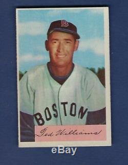 1954 Bowman No. 66 Ted Williams Short Print Hall Of Fame