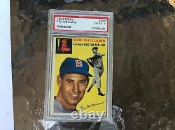 1954 Topps #250 Ted Williams PSA 4 VG-EX Vintage Baseball Red Sox Hall Of Fame