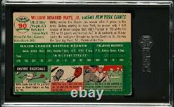 1954 Topps #90 Willie Mays Vintage Hall Of Fame New York Giants Box Ship Sgc 2.5