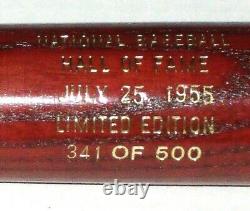 1955 Baseball Hall of Fame Induction Class Commemorative Bat