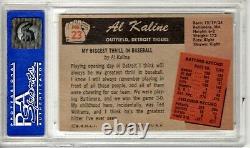 1955 Bowman #23 Al Kaline PSA 8 Hall of Fame Detroit Tigers