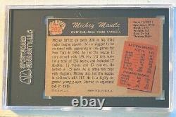 1955 Bowman Mickey Mantle #202 Sgc 3 Hall Of Fame