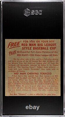 1955 Redman Tobacco, NL-7 Willie Mays, MLB Hall of Fame, New York Giants -SGC A
