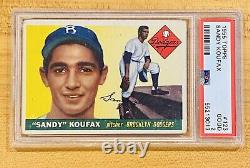 1955 Topps Sandy Koufax Rookie #123 PSA 2? Brooklyn Dodgers Hall Of Fame