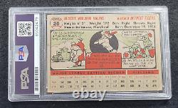 1956 AL KALINE Signed Topps Baseball Card-HALL OF FAME-DETROIT TIGERS-PSA 9 Auto