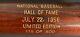 1956 Hall of Fame Induction Bat Hank Greenberg Ltd Ed 178/500 MLB Baseball HOF