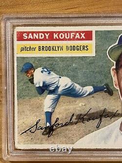 1956 Topps Sandy Koufax #79 PSA 3 VG+ White Back Brooklyn Dodgers Hall Of Fame