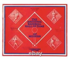 1957 Baseball Hall Of Fame Program Owned By Honus Wagner Sister Signed Postcard