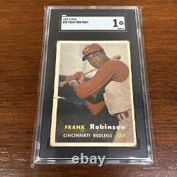 1957 Topps #35 Frank Robinson HOF RC SGC1 SGC 1 Cincinnati Reds Rookie Card