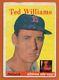 1958 Topps #1 Ted Williams VG Boston Red Sox Hall of Fame Free Shipping