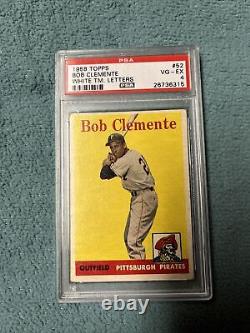 1958 Topps #52 Bob Clemente Pittsburgh Pirates PSA 4 Hall Of Fame