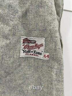 1959 Rawlings Hall of Fame Flannel Jersey Alpine Cowboys Baseball Don Schwall