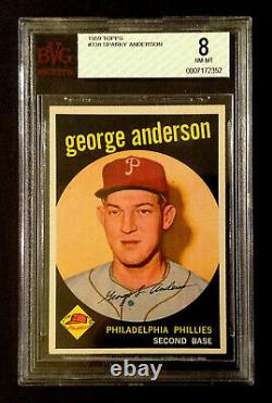 1959 Topps Sparky Anderson Hall of Fame Rookie MGR (RC) BVG 8 NM-MT (Centered)