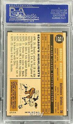 1960 Topps #28 Brooks Robinson PSA 8 NM-MT Baltimore Orioles HALL OF FAME