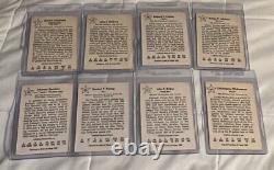 1961 Golden Press Hall of Fame Baseball Card lot (8) Cy Young Walter Johnson ++