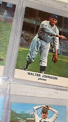 1961 Golden Press Hall of Fame Baseball Card lot (8) Cy Young Walter Johnson ++