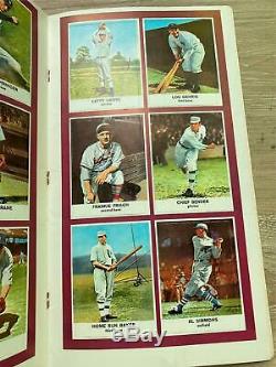 1961 Golden Press Hall of Fame Baseball Cards in Book NRMT