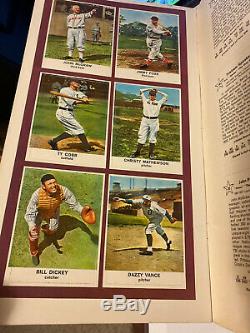 1961 Golden Press Hall of Fame Baseball Cards in Book NRMT MINT To Mint