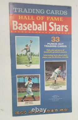 1961 Golden Press Hall of Fame Baseball Complete Original Set in Book