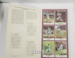 1961 Golden Press Hall of Fame Baseball Complete Original Set in Book