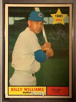 1961 Topps Billy Williams Hall of Fame Rookie (RC) PSA 6 EX-MT (Centered 50/50)