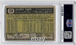 1961 Topps New York Yankees Whitey Ford #160 Psa 7 Nm Hall Of Fame