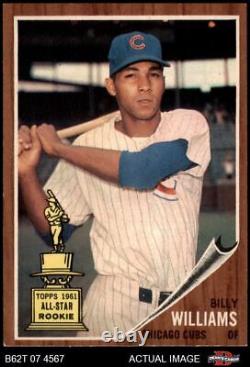 1962 Topps #288 Billy Williams Cubs HALL-OF-FAME ASR 6 EX/MT B62T 07 4567