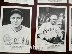 1963 Hall Of Fame Picture Pack 24 Photos Complete Set Ruth Gehrig Cobb DiMaggio