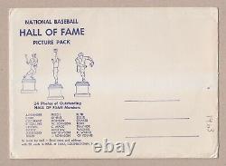 1963 National Baseball Hall of Fame Picture Pack of 24 with Envelope- Ruth Gehrig